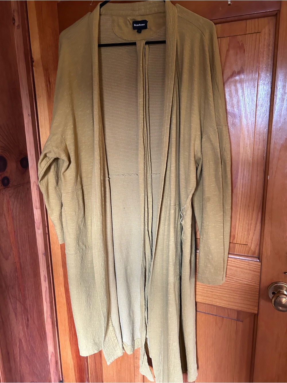 Richer Poorer Mustard Bath Robe